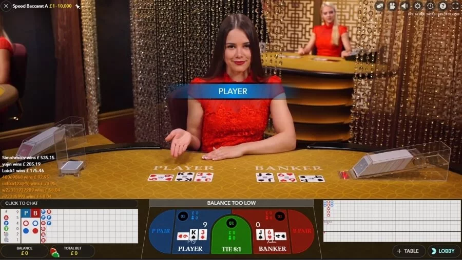 Cách chơi Speed Baccarat hay – Kinh nghiệm giúp cược thủ luôn thắng 6 speed baccarat là gì
